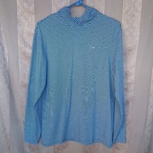 💎 Vineyard Vines Men's Long Sleeve Hooded Edgartown Shirt #0206